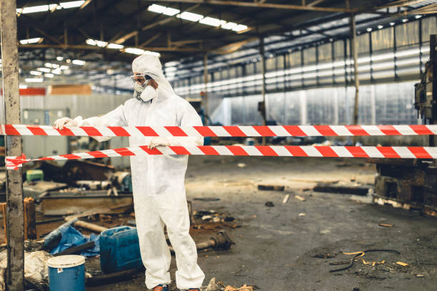 Professional Odor Removal technician working in Los Angeles, CA